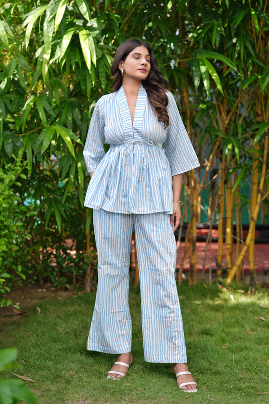 Blue Breezy Co-ord Set